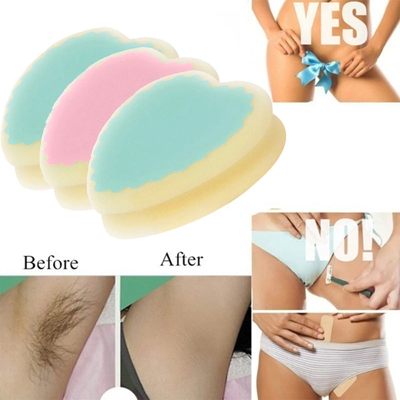 Painless Reusable Hair Removal Sponge for Face & Body