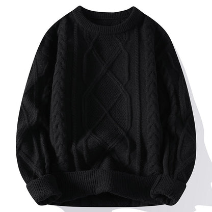 Men's Knit Pullover Sweater for Autumn and Winter