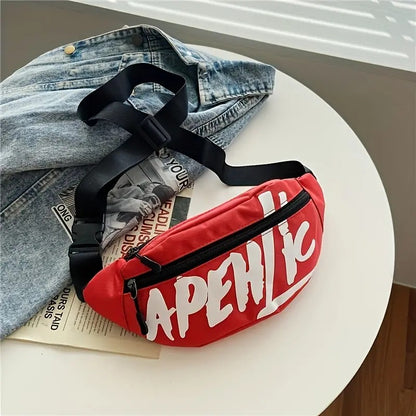 Trendy Large-Capacity Sports Waist Bag for All Ages
