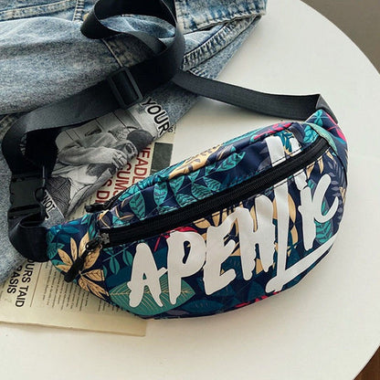 Trendy Large-Capacity Sports Waist Bag for All Ages
