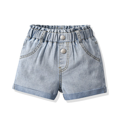 Boys' Summer Denim Shorts for Ages 2-7 Years