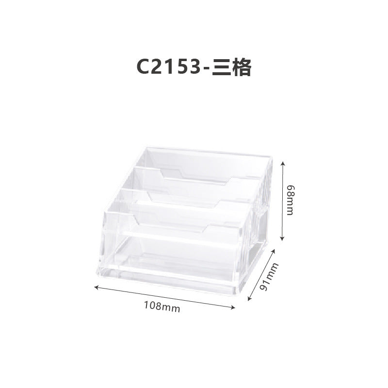 Acrylic Business Card Holder with Creative Design