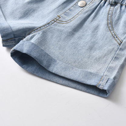 Boys' Summer Denim Shorts for Ages 2-7 Years