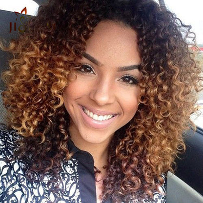 Fashionable Wig Cap with African Curl Design