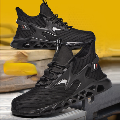 Lightweight Breathable Steel Toe Safety Work Shoes