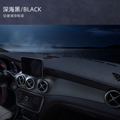 Car Dashboard Sunshade Pad - Leather Interior Accessory