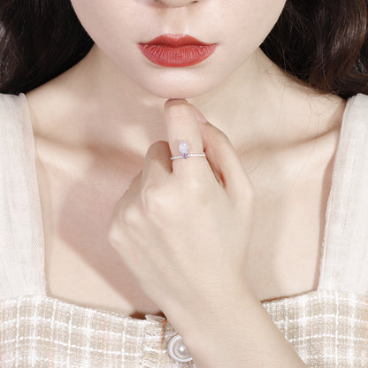 New Fashion Natural Color Gemstone Ring for Women