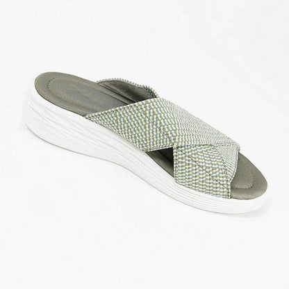Fish Mouth Flying Cross Slope Sandals