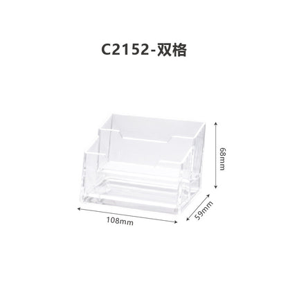 Acrylic Business Card Holder with Creative Design
