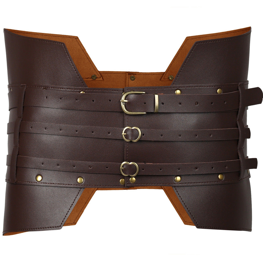 Medieval Steampunk Waist Armor for Halloween Costumes