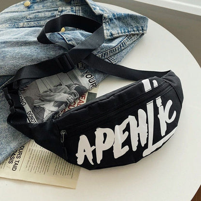 Trendy Large-Capacity Sports Waist Bag for All Ages