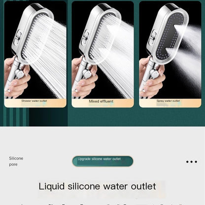 Patented 3-Mode High-Pressure Shower Head Set