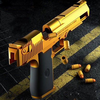 Throwing Shells Soft Bullet Toy Gun Automatically Loaded