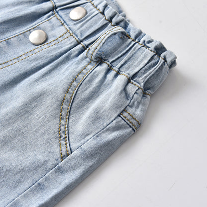 Boys' Summer Denim Shorts for Ages 2-7 Years