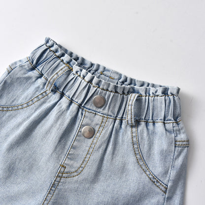 Boys' Summer Denim Shorts for Ages 2-7 Years