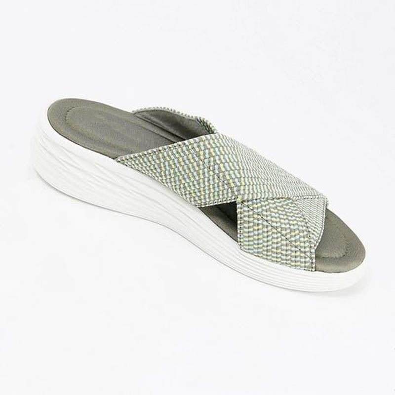 Fish Mouth Flying Cross Slope Sandals